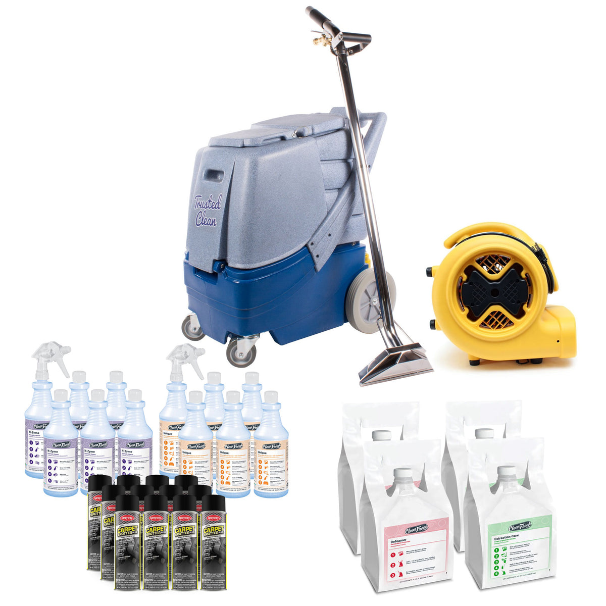 Home Carpet Cleaning Machine & Chemicals —